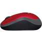 Logitech M185, Mouse Inalámbrico 2.4GHz, 1000 DPI, Nano Receptor USB, Ambidiestro, Rojo - Miniatura 3