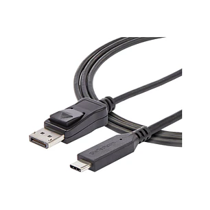 StarTech CDP2DP146B, Cable USB-C a DisplayPort 1.4, 1.8m, 8K 60Hz, HBR3, HDR, Thunderbolt 3, Negro