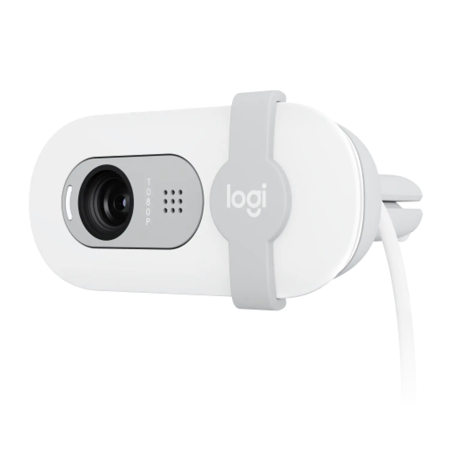 Logitech Brio 100 Webcam Full HD 1080p, RightLight 2, Micrófono, USB-A, Tapa de Privacidad, Blanco 4