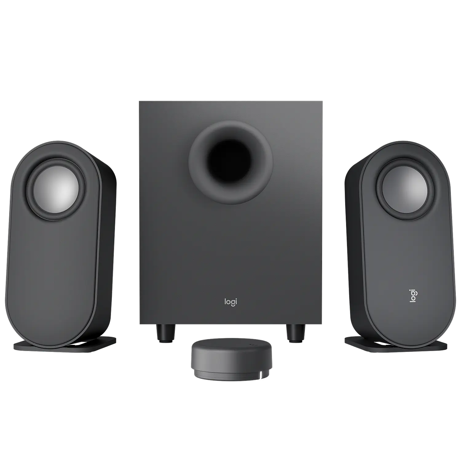 Logitech Z407, Parlantes 2.1 Bluetooth con Subwoofer, 80W, USB, 3.5mm, Control Inalámbrico, Grafito 1