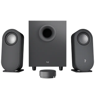 Logitech Z407, Parlantes 2.1 Bluetooth con Subwoofer, 80W, USB, 3.5mm, Control Inalámbrico, Grafito