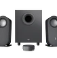 Logitech Z407, Parlantes 2.1 Bluetooth con Subwoofer, 80W, USB, 3.5mm, Control Inalámbrico, Grafito - Miniatura 1