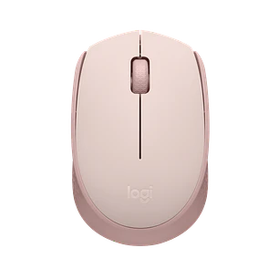 Logitech M170, Mouse Inalámbrico 2.4GHz, 1000 DPI, Receptor USB, Ambidiestro, 12 Meses, Rosa