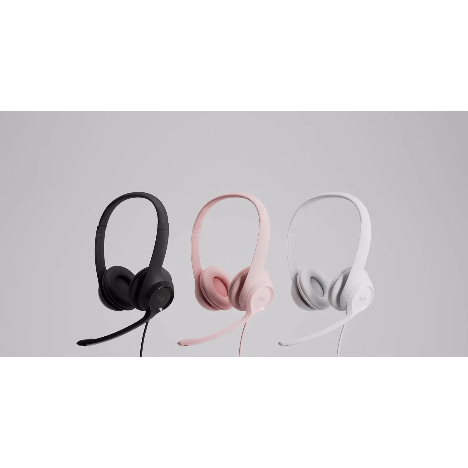 Logitech H390, Audífonos USB-A con Micrófono, Estéreo, Supresión de Ruido, Control en Cable, Rosa 8