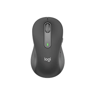 Logitech Signature M650 L Left, Mouse para Zurdos, Bluetooth, Logi Bolt, SmartWheel, Grafito