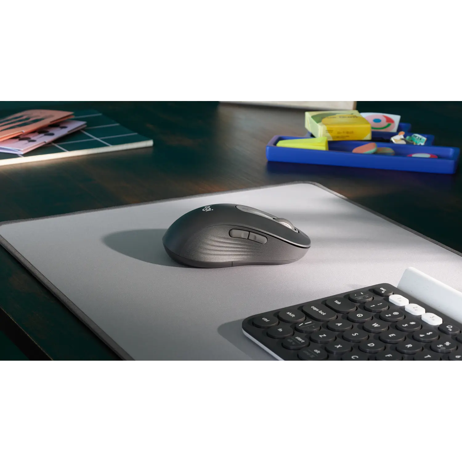 Logitech Signature M650 L Left, Mouse para Zurdos, Bluetooth, Logi Bolt, SmartWheel, Grafito 7