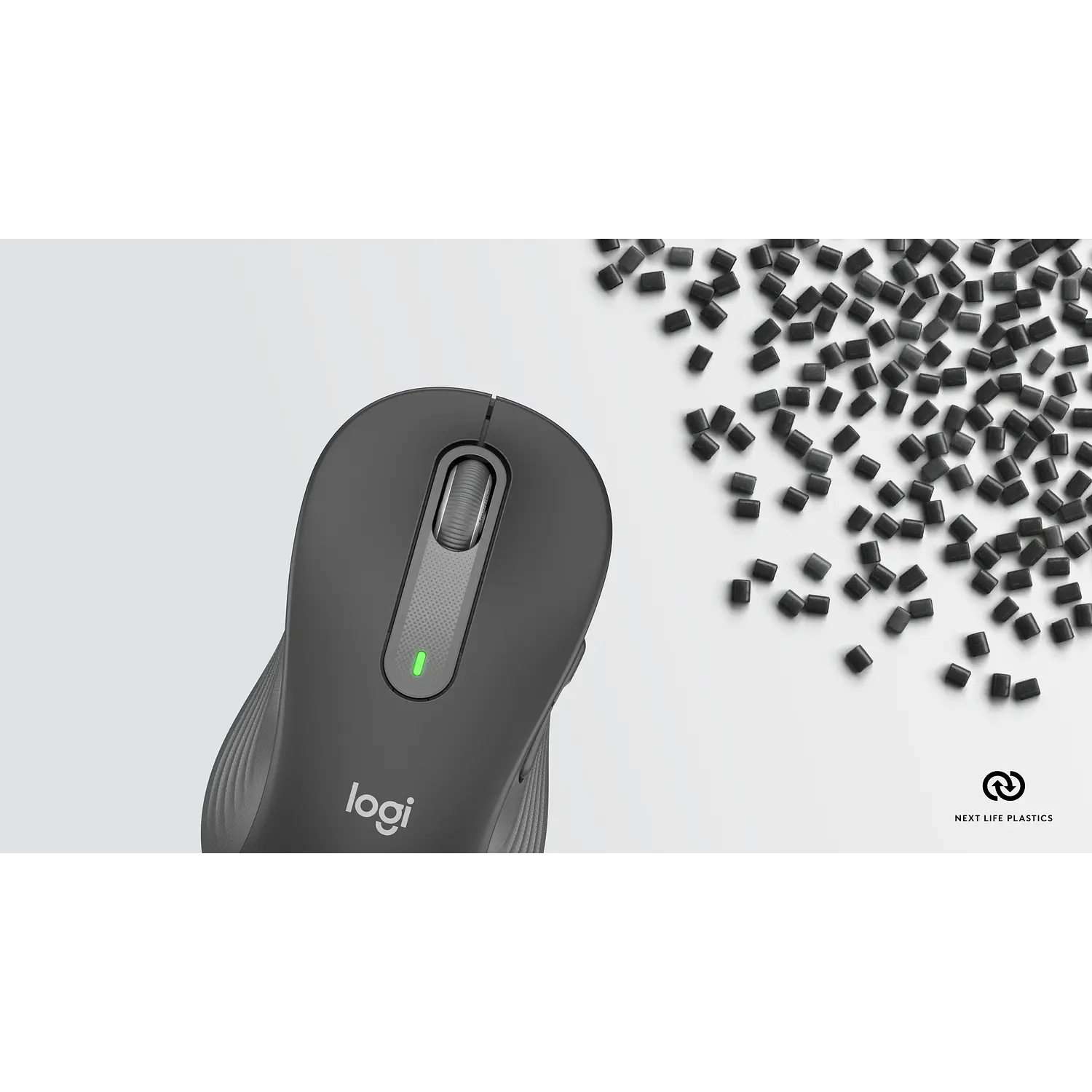Logitech Signature M650 L Left, Mouse para Zurdos, Bluetooth, Logi Bolt, SmartWheel, Grafito 9