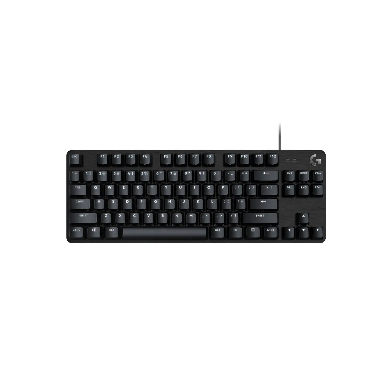 Logitech G413 TKL SE, Teclado Mecánico Gamer TKL, Switch Táctil, PBT, LED Blanco, USB, Inglés, Negro 1