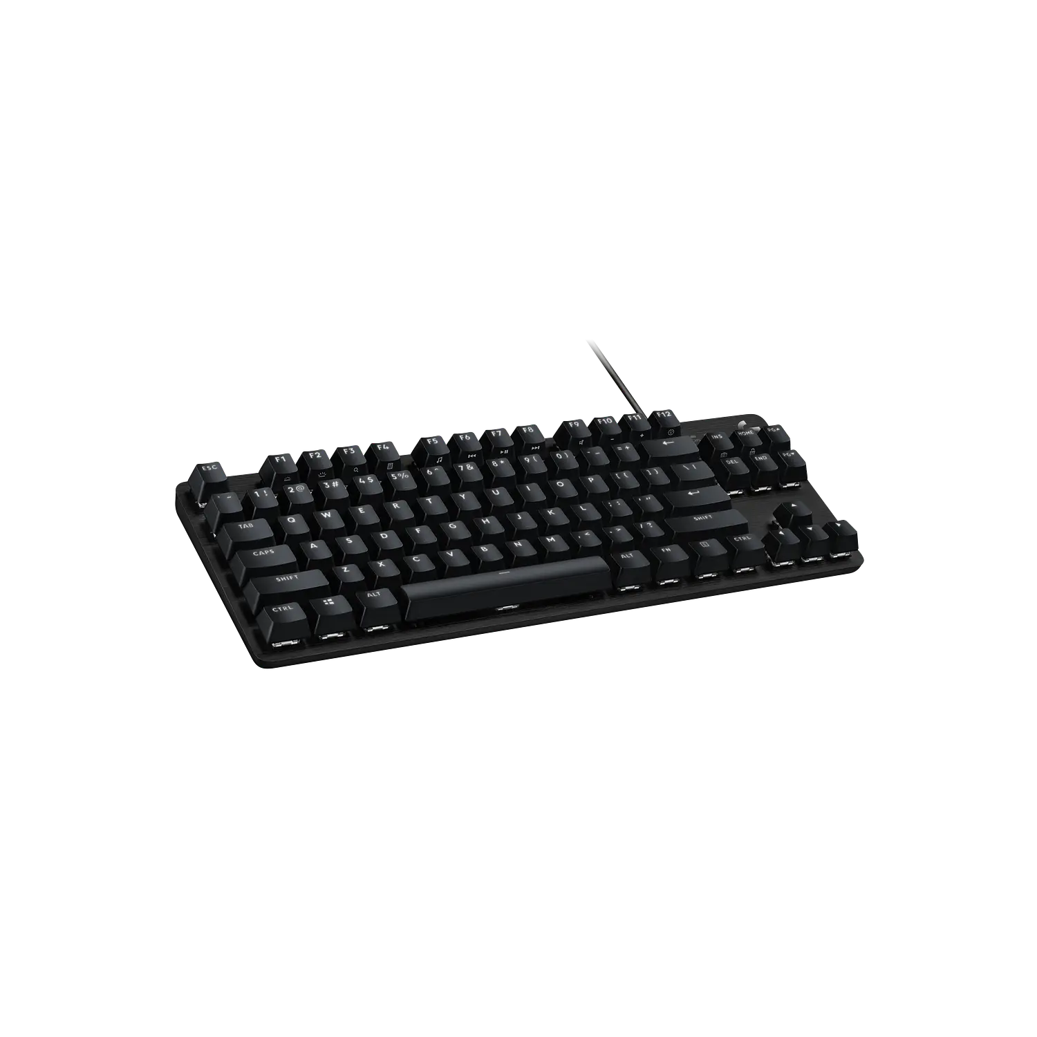 Logitech G413 TKL SE, Teclado Mecánico Gamer TKL, Switch Táctil, PBT, LED Blanco, USB, Inglés, Negro 3