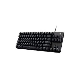Logitech G413 TKL SE, Teclado Mecánico Gamer TKL, Switch Táctil, PBT, LED Blanco, USB, Inglés, Negro