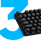 Logitech G413 TKL SE, Teclado Mecánico Gamer TKL, Switch Táctil, PBT, LED Blanco, USB, Inglés, Negro - Miniatura 9