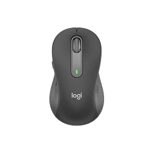 Logitech Signature M650 L, Mouse Inalámbrico, Bluetooth, Logi Bolt, 4000 DPI, SmartWheel, Grafito