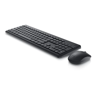 Dell KM3322W, Kit Teclado y Mouse Inalámbrico 2.4GHz, Receptor USB, Español, 1000 DPI, Negro