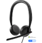 Dell Pro WH3024, Audífonos Alámbricos USB-C, Micrófono IA, Teams, Zoom, Adaptador USB-A, Negro - Miniatura 1