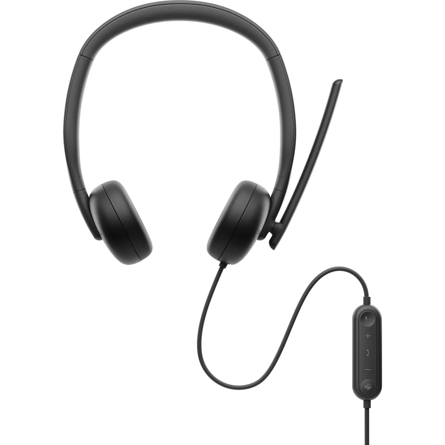 Dell Pro WH3024, Audífonos Alámbricos USB-C, Micrófono IA, Teams, Zoom, Adaptador USB-A, Negro 2