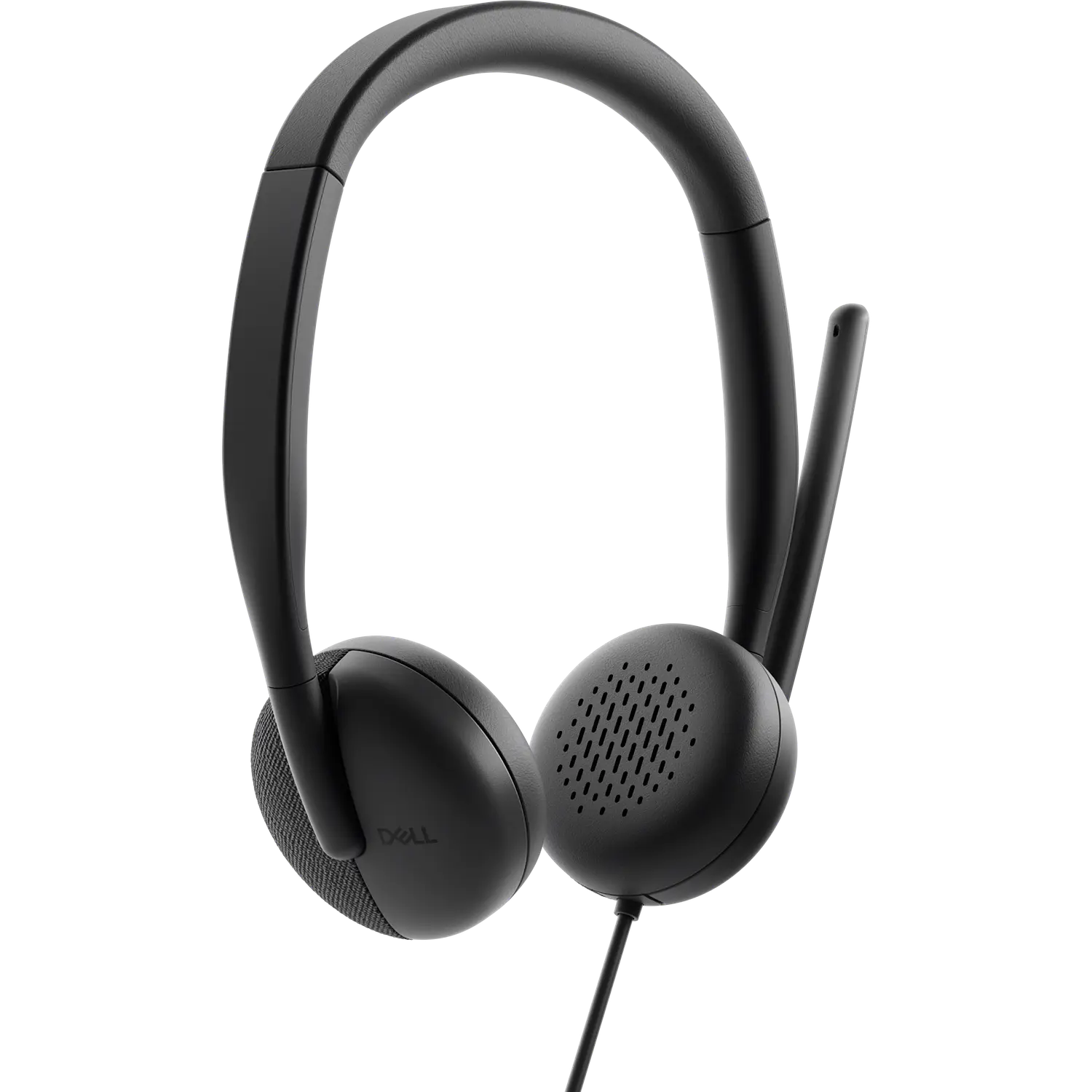 Dell Pro WH3024, Audífonos Alámbricos USB-C, Micrófono IA, Teams, Zoom, Adaptador USB-A, Negro 3