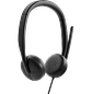 Dell Pro WH3024, Audífonos Alámbricos USB-C, Micrófono IA, Teams, Zoom, Adaptador USB-A, Negro - Miniatura 3