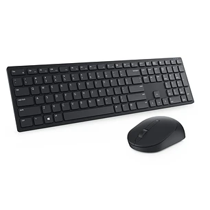 Dell Pro KM5221W, Kit Teclado y Mouse Inalámbrico 2.4GHz, USB, Español, 4000 DPI, Negro