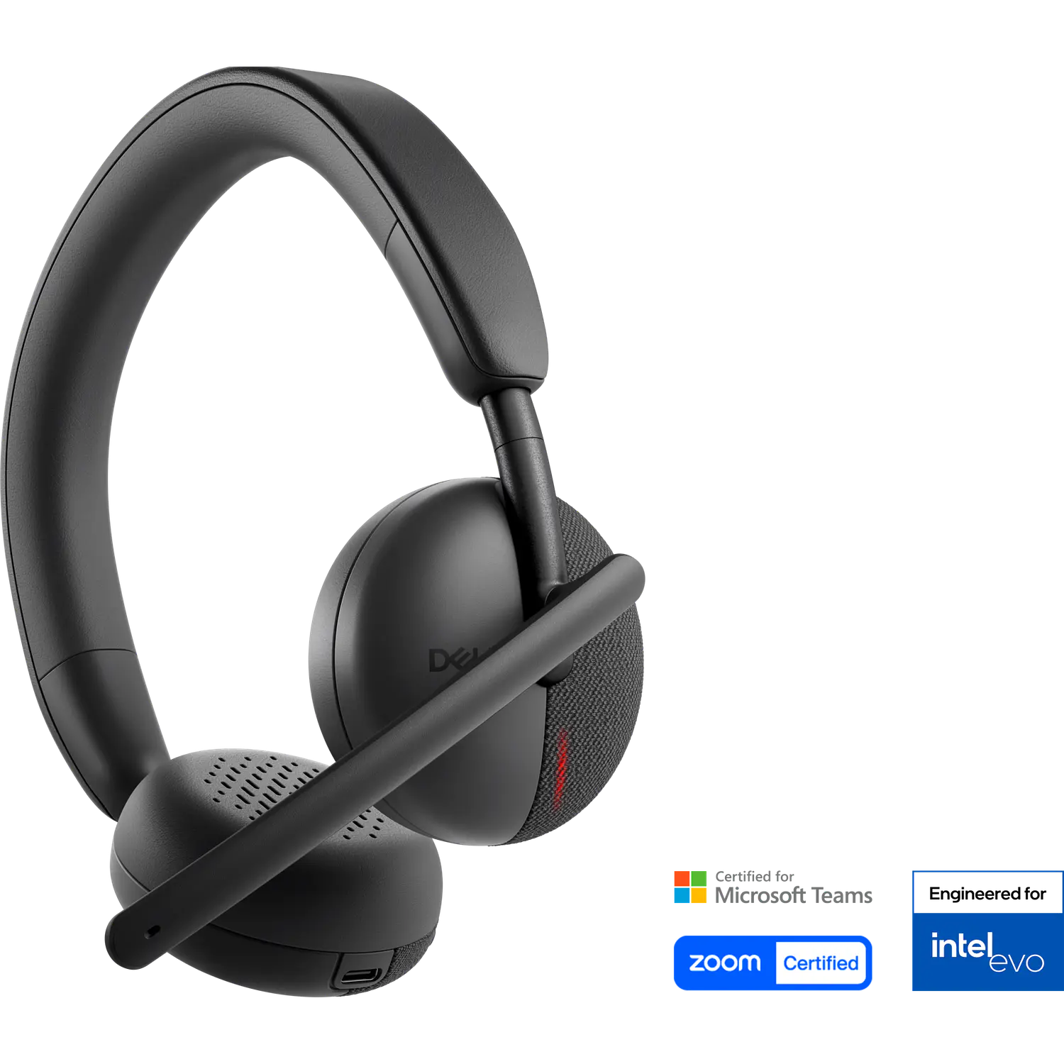 Dell Pro WL3024, Audífonos Inalámbricos Bluetooth 5.3, Micrófono IA, Teams, USB-C, Negro 1