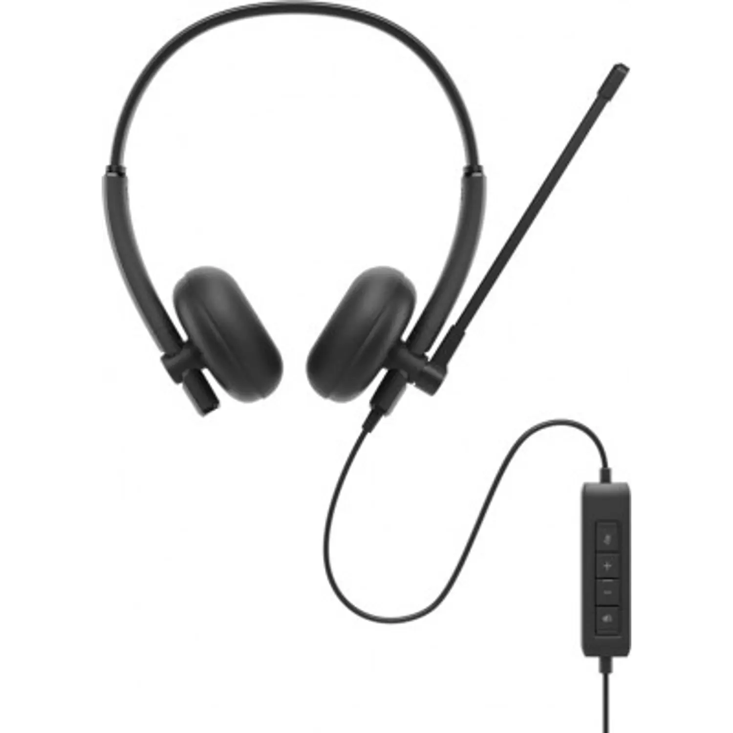 Dell WH125, Audífonos Alámbricos USB-A, Micrófono Giratorio 270°, Controles en Cable, Negro 3