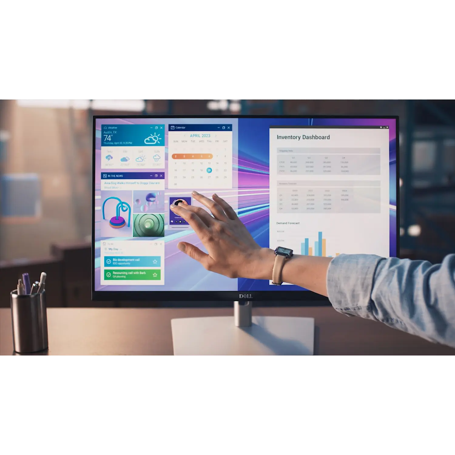 Dell P2424HT, Monitor Touch 23.8