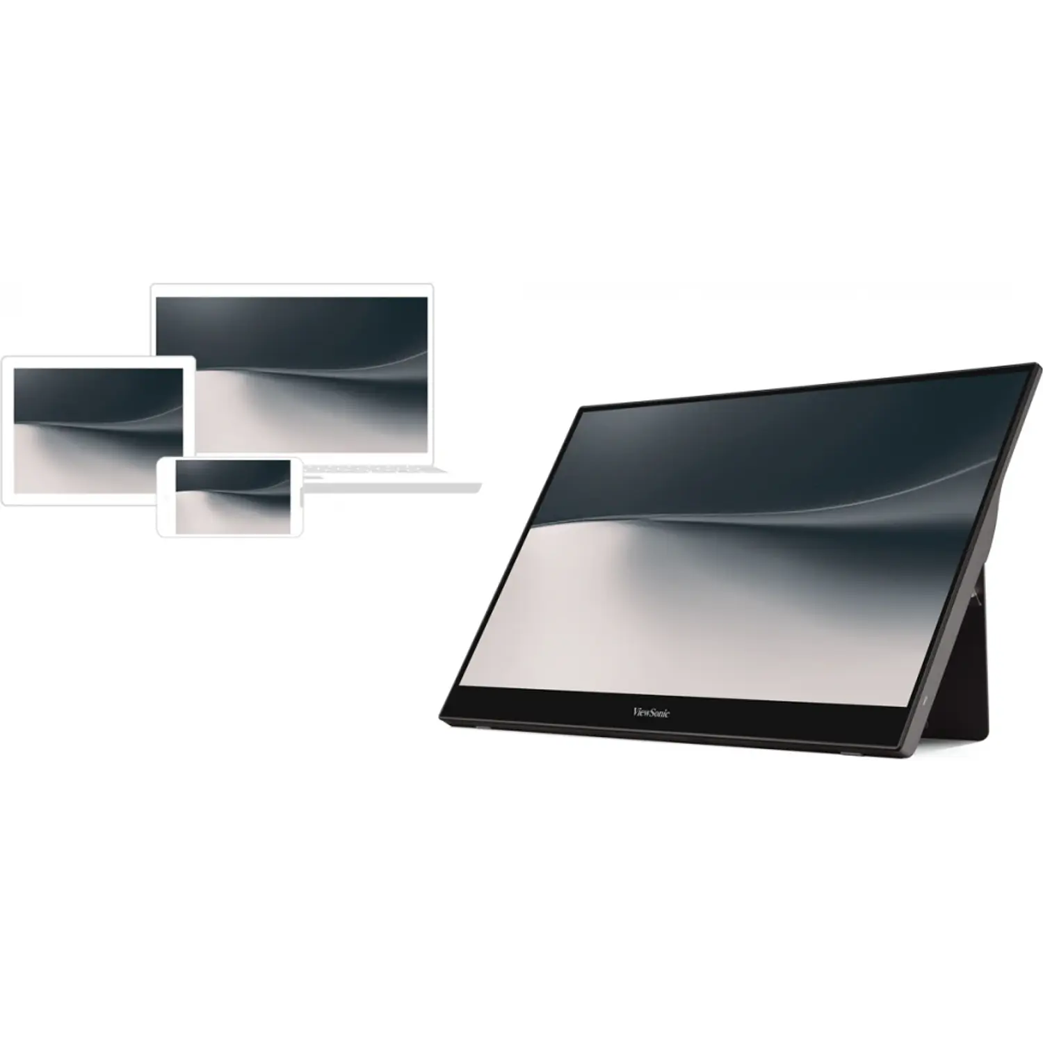 ViewSonic TD1655, Monitor Portátil Táctil 15.6