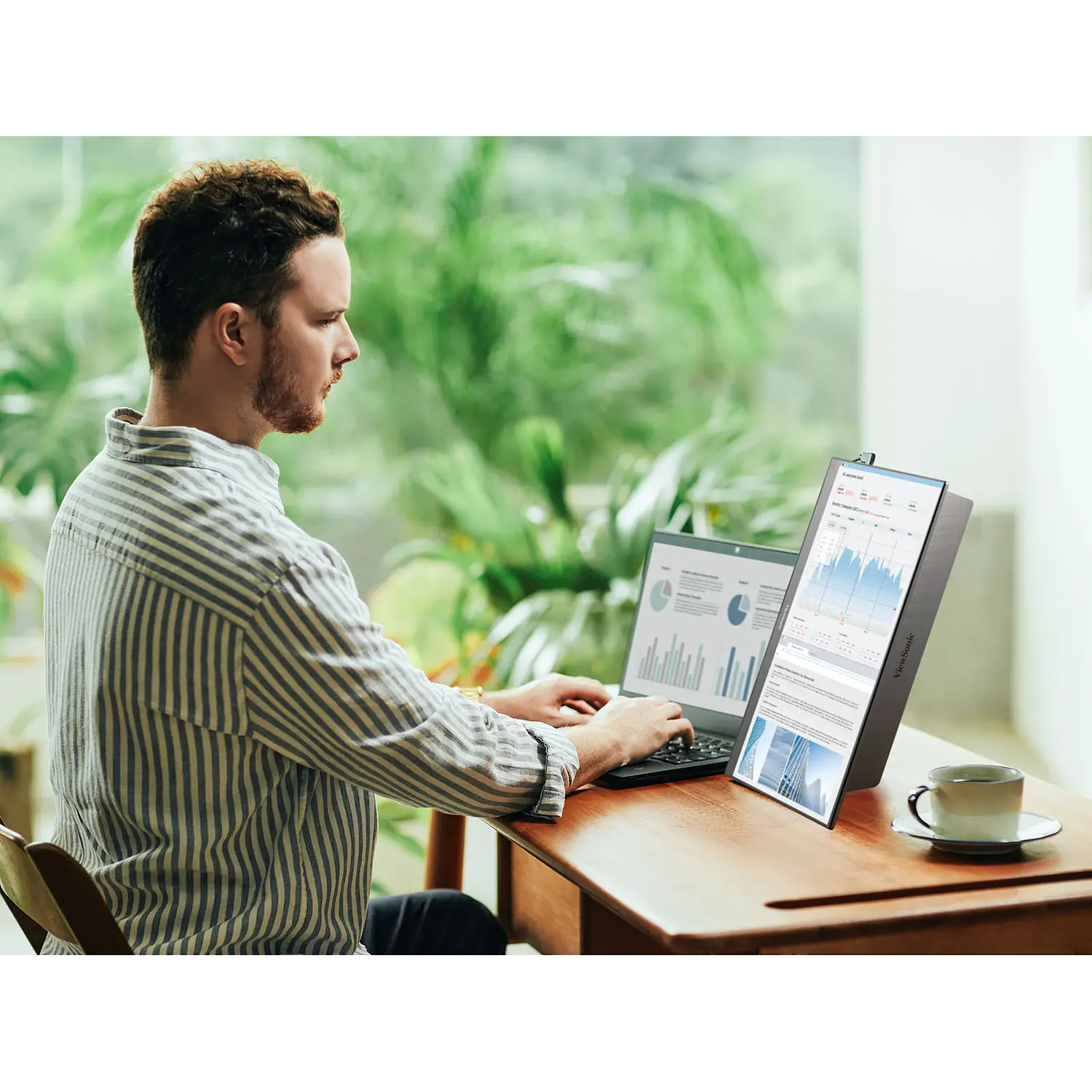 ViewSonic TD1655, Monitor Portátil Táctil 15.6