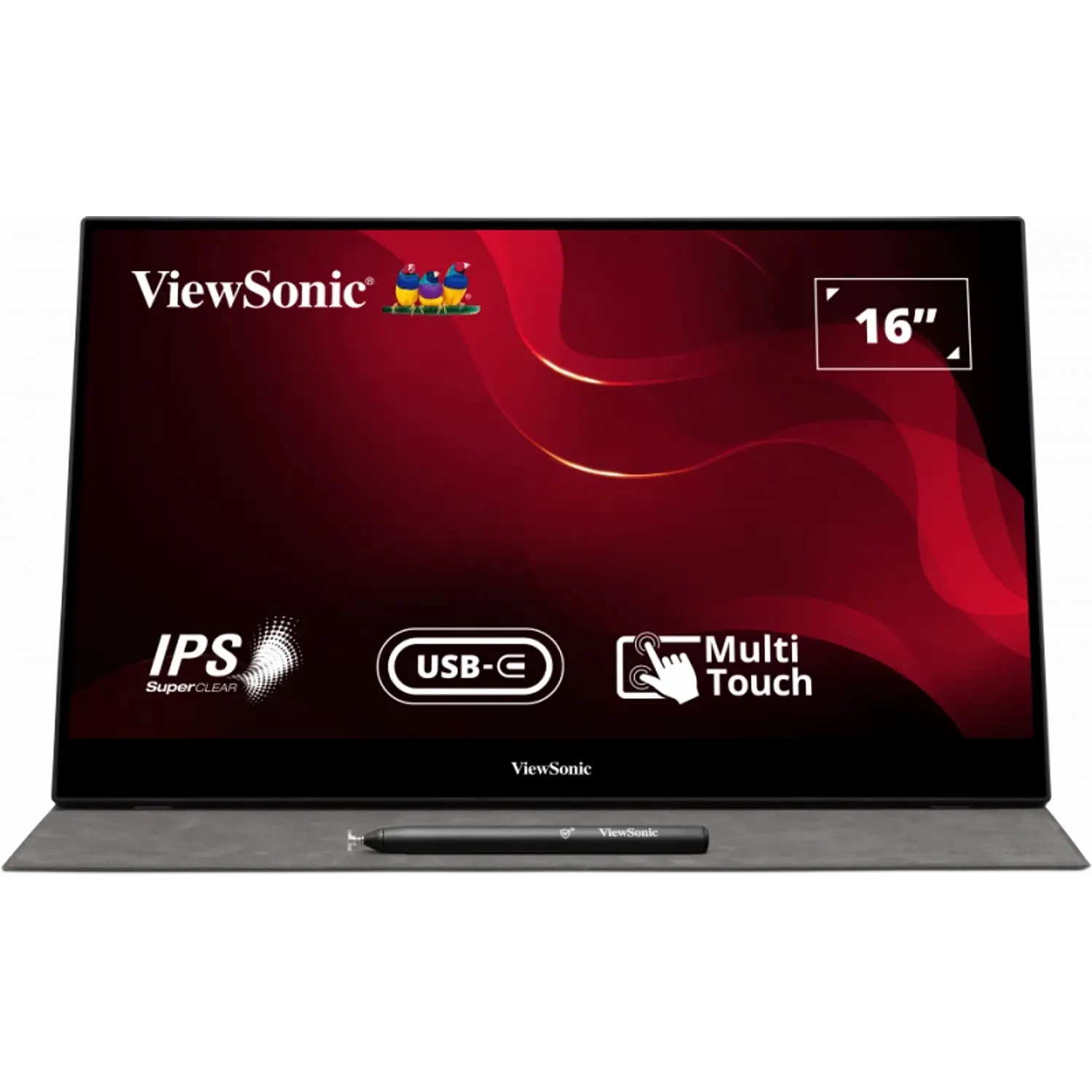 ViewSonic TD1655, Monitor Portátil Táctil 15.6