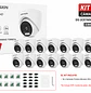 Hikvision DS-2CE76D0T-EXLPF, Kit 16 Cámaras Torreta 2MP, 2.8mm, Luz Híbrida, Interior - Miniatura 1