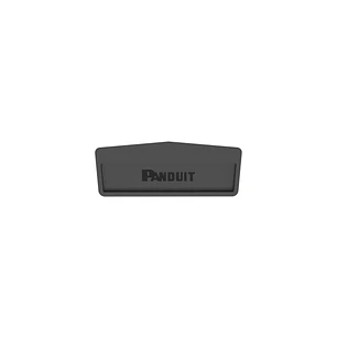 Panduit FREC12X4LBL Tapa de Extremo FiberRunner 12x4, PC/ABS, Negro