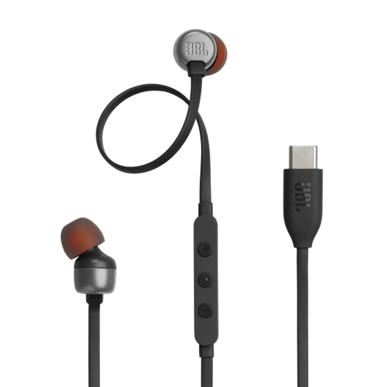 JBL Tune 310C USB-C, Audífonos Intraaurales Hi-Res, Pure Bass, Micrófono, Negro 1