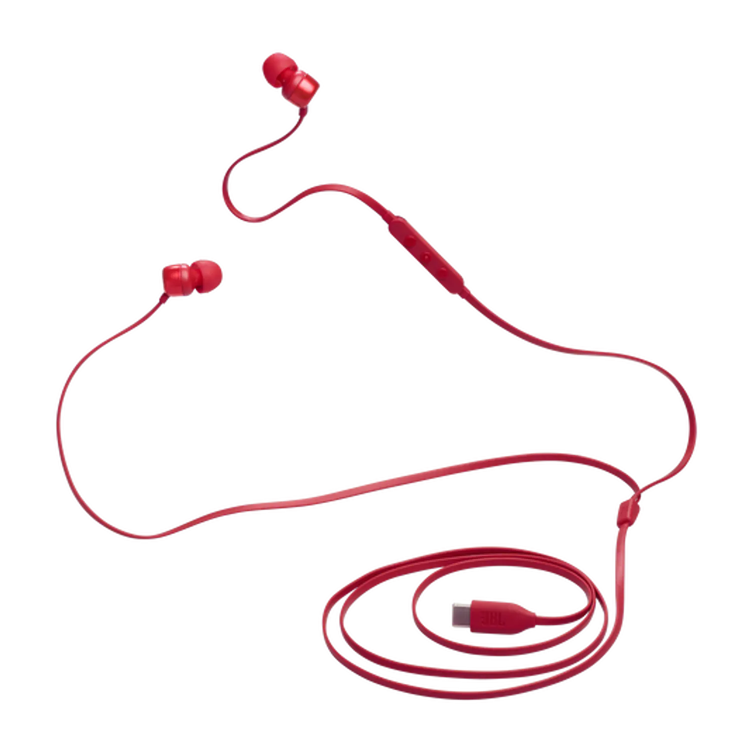 JBL Tune 310C USB-C, Audífonos Intraaurales Hi-Res, Pure Bass, Micrófono, Rojo 5