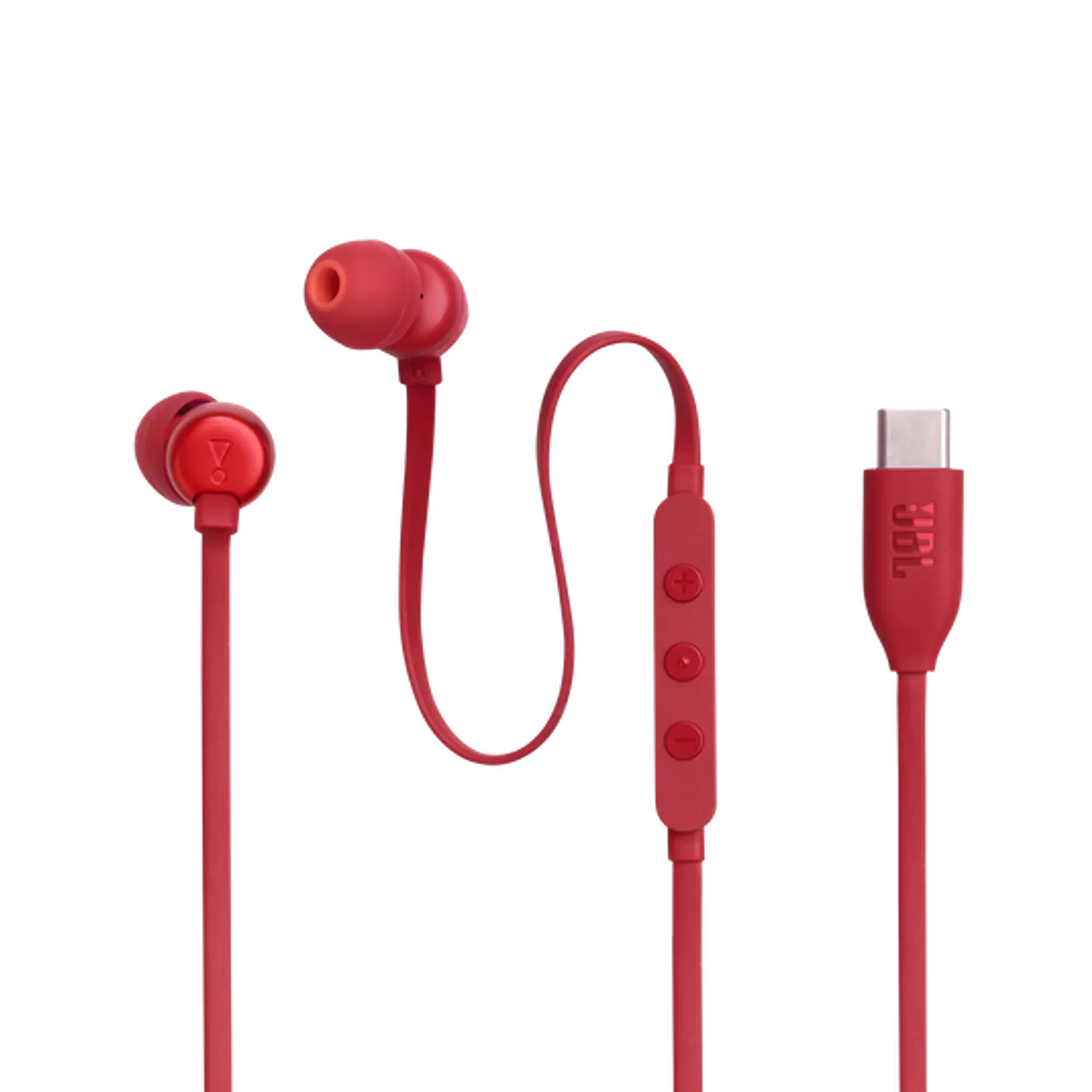 JBL Tune 310C USB-C, Audífonos Intraaurales Hi-Res, Pure Bass, Micrófono, Rojo 6