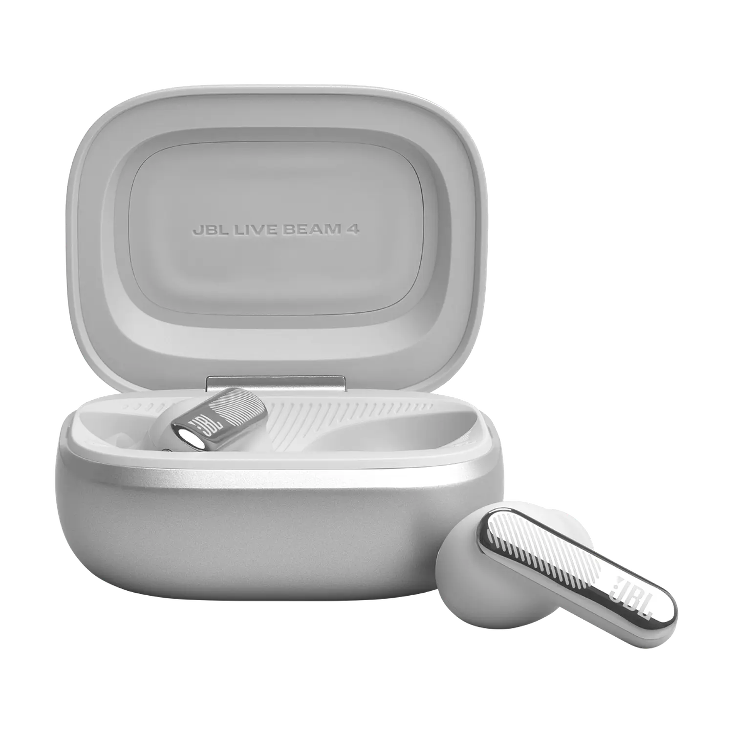 JBL Live Beam 4, Audífonos True Wireless, ANC 2.0, Bluetooth 6.0, Smart Case, 48 Horas, IP55, Plata 10