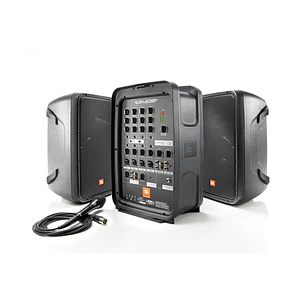 JBL Pro EON208P, Sistema PA Portátil 300W, 8 Canales, Bluetooth, 2 Parlantes 8