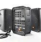 JBL Pro EON208P, Sistema PA Portátil 300W, 8 Canales, Bluetooth, 2 Parlantes 8