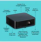 Epson Lifestudio Pop Plus EF-62, Proyector 4K PRO-UHD, 700 Lúmenes, Google TV, Bose, Azul Marino - Miniatura 9
