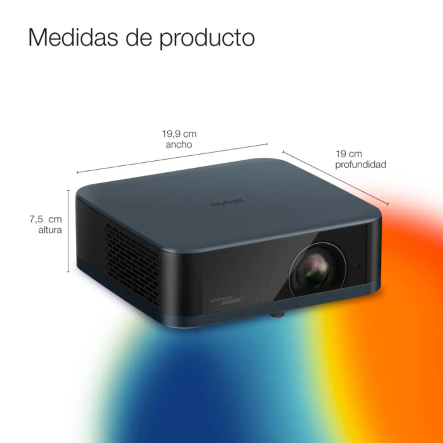 Epson Lifestudio Pop Plus EF-62, Proyector 4K PRO-UHD, 700 Lúmenes, Google TV, Bose, Azul Marino 13