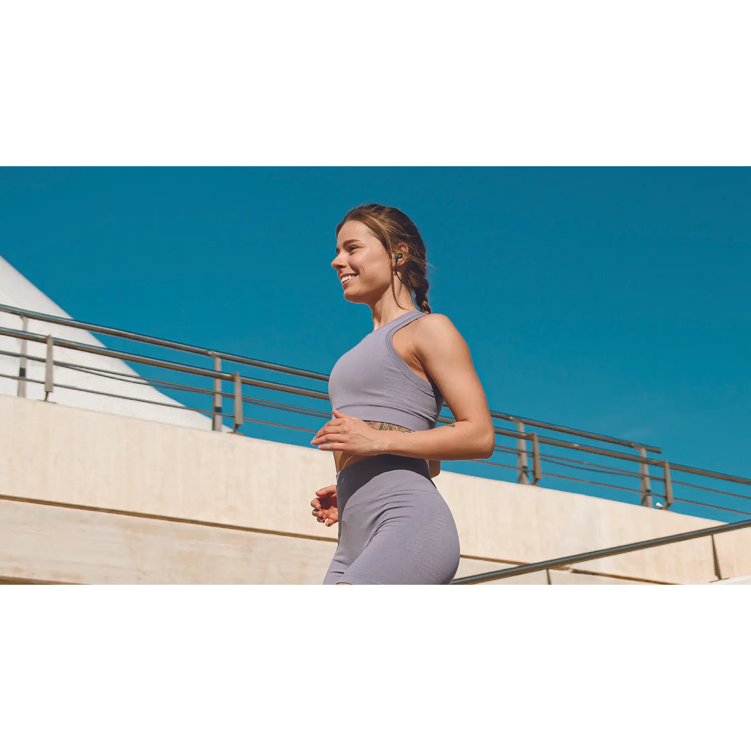 JBL Endurance Run 3 Wireless, Audífonos Bluetooth 5.4, IP65, Pure Bass, 25 Horas, Negro Lima 9