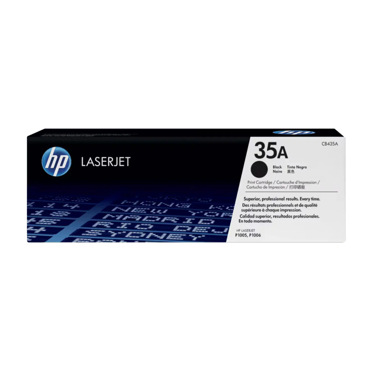 HP 35A CB435A, Tóner Negro Original LaserJet, 1.500 Páginas