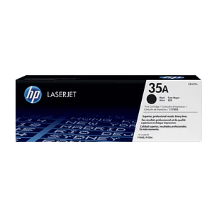 HP 35A CB435A, Tóner Negro Original LaserJet, 1.500 Páginas