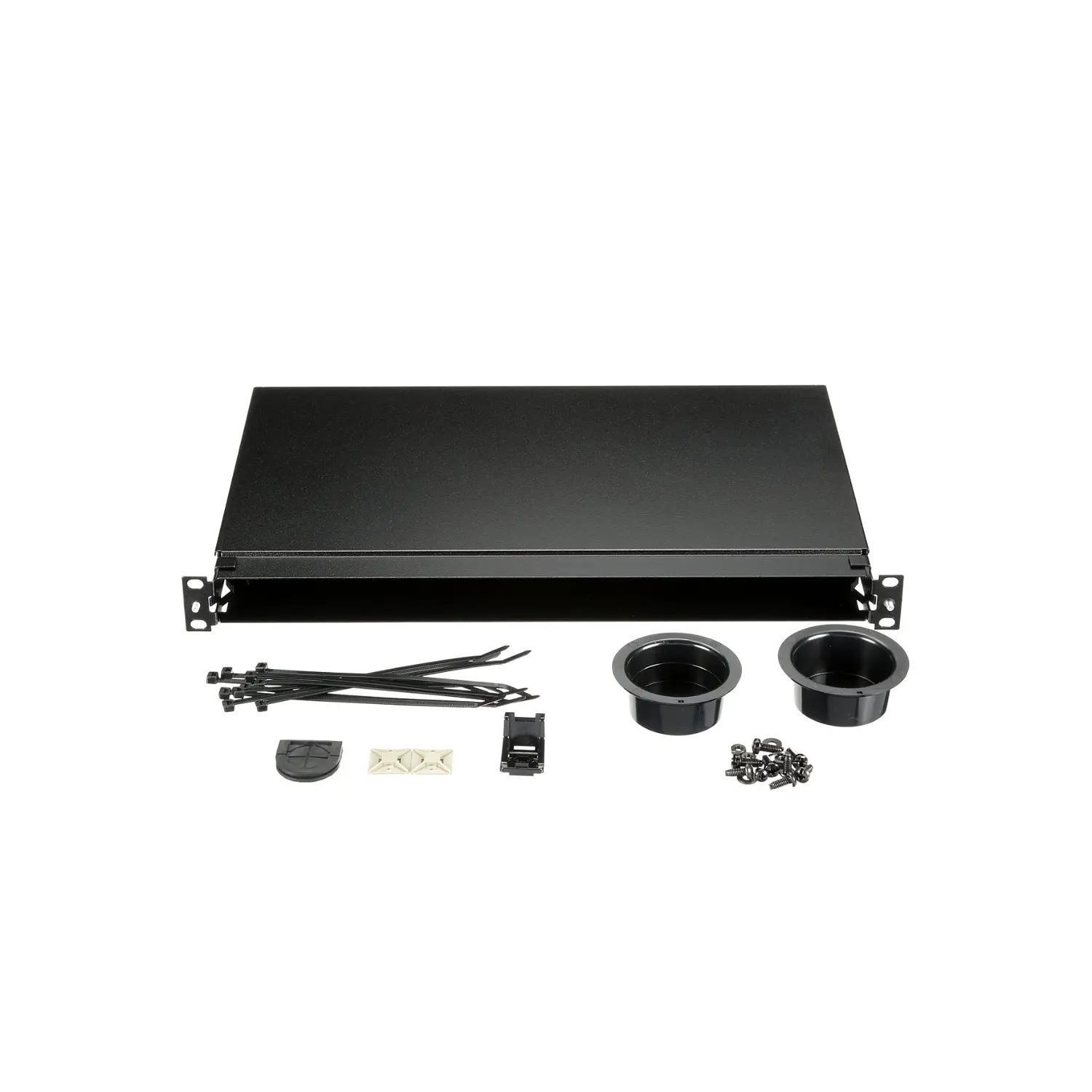 Panduit FMT1, Bandeja de Fibra Óptica Opticom, 1U, Rack 19