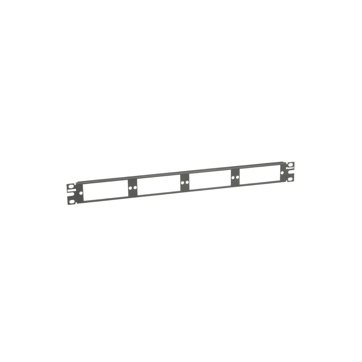 Panduit CFAPPBL1, Panel de Parcheo de Fibra Opticom, 1RU, Rack 19