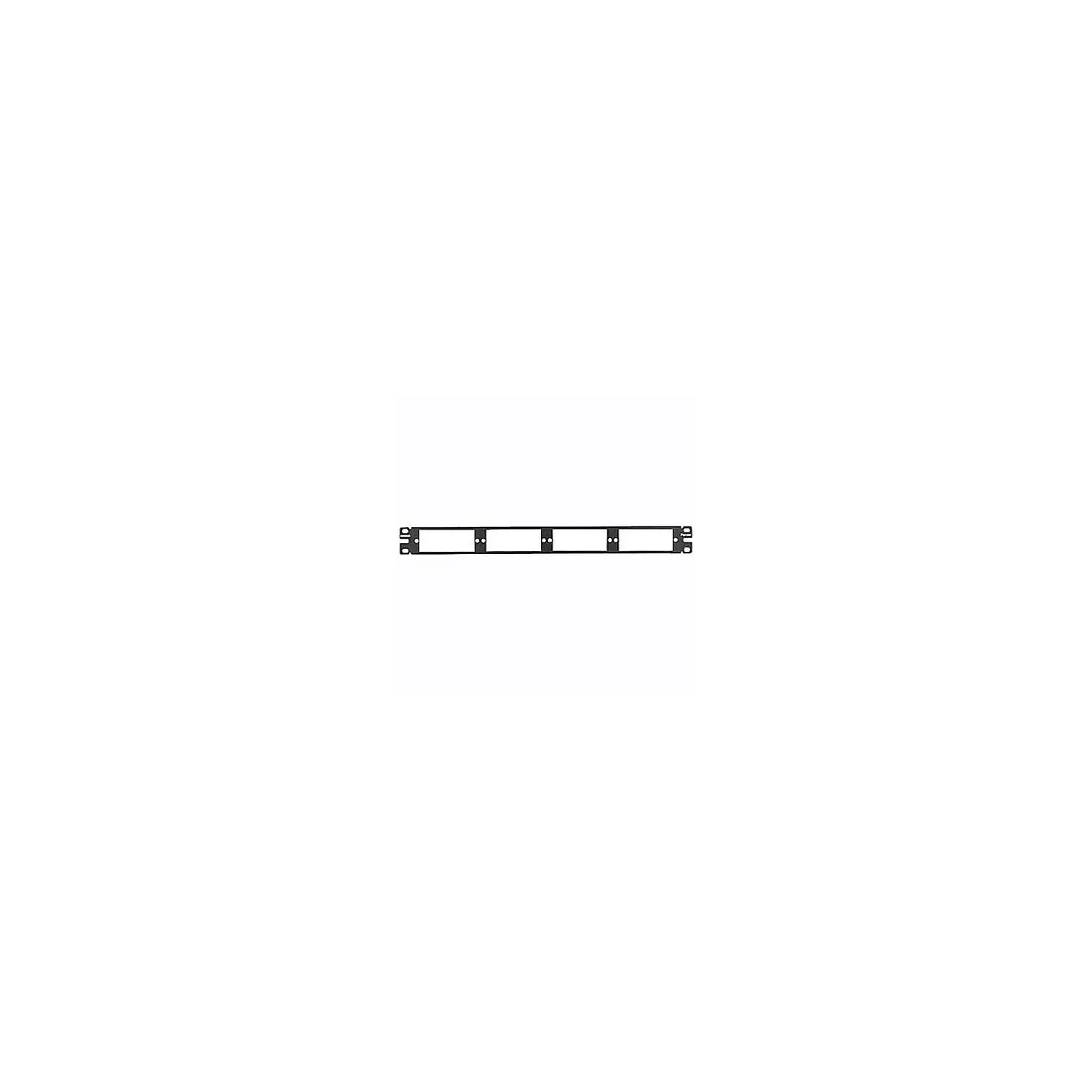 Panduit CFAPPBL1, Panel de Parcheo de Fibra Opticom, 1RU, Rack 19