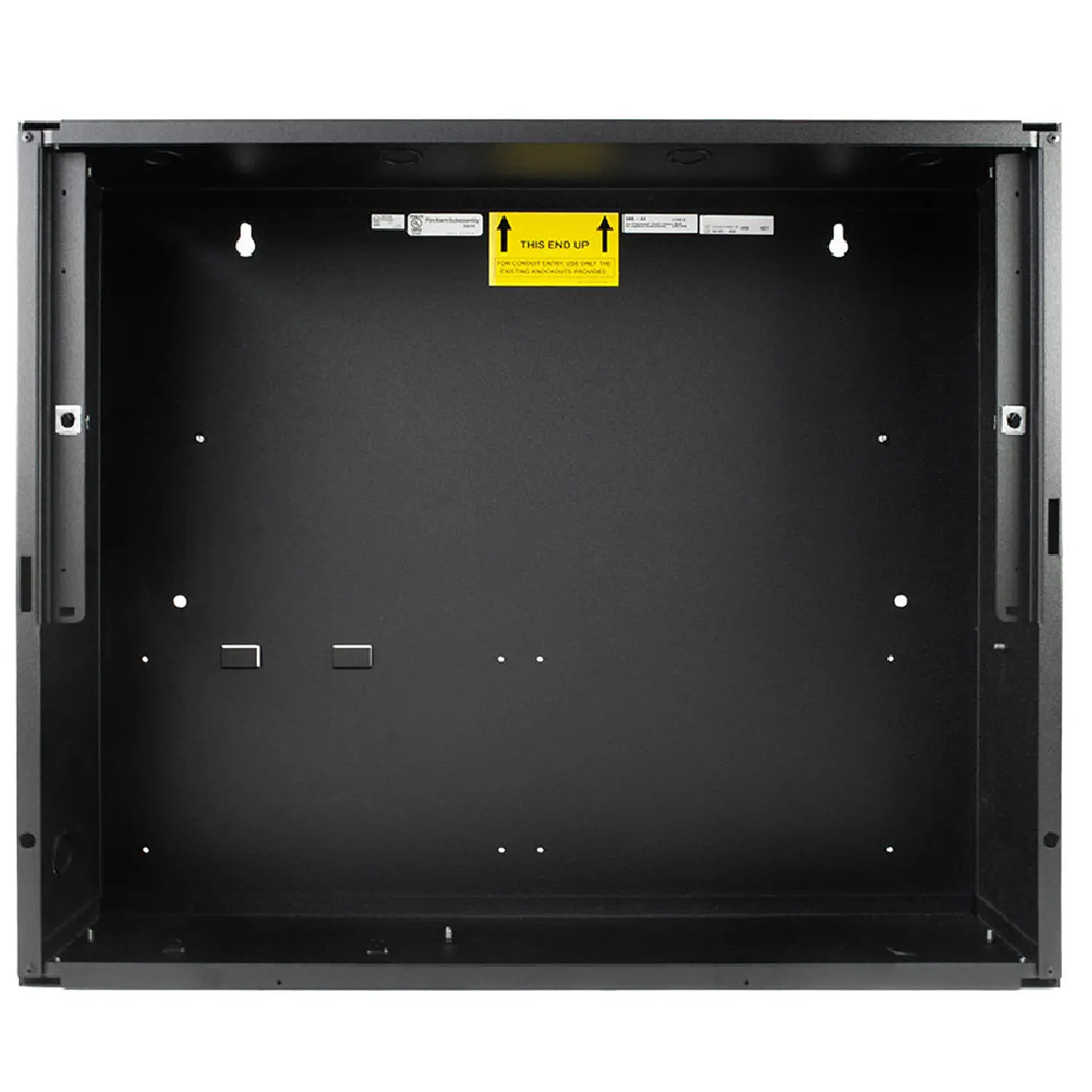 Notifier SBB-A4, Caja Posterior Negra de 1 Nivel para Gabinete CAB-4, Acero Calibre 16 2