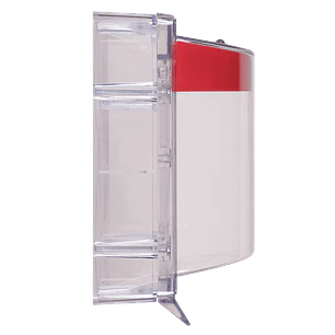 Notifier STI1230, Protector Stopper II para Estación Manual, Superficie, Sin Sirena, Texto Inglés