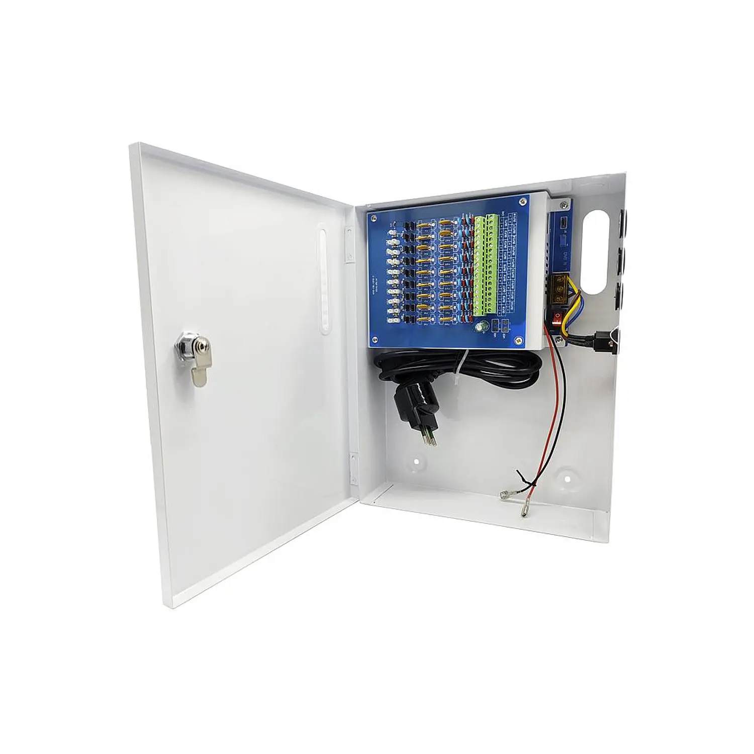 Folksafe KAS-DC121820B, Fuente CCTV con Respaldo, 13.8V, 20A, 18 Salidas, PTC, PFC 2