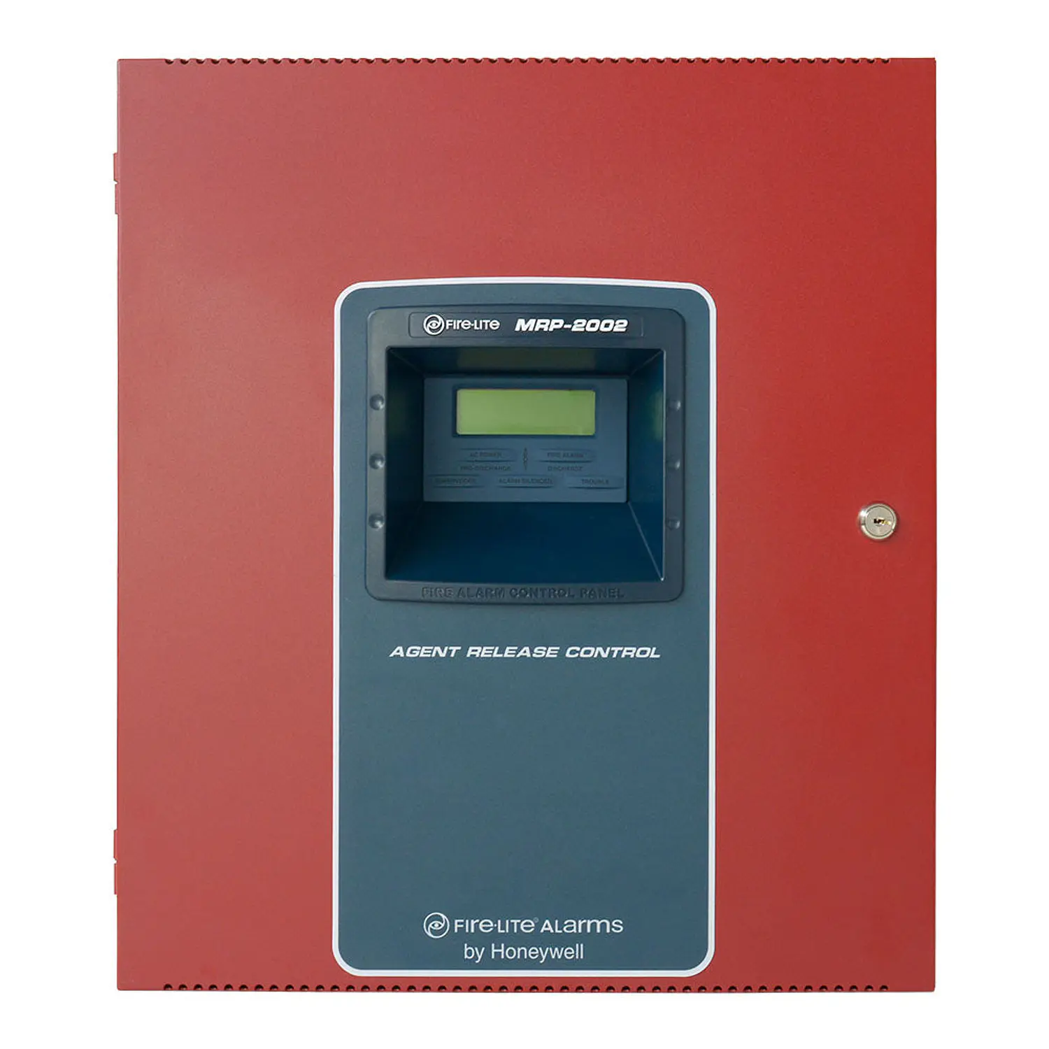 Fire-Lite MRP-2002E, Panel Convencional de Liberación, 6 Zonas, 240 VAC, 7 A, LCD 80 Caracteres 1