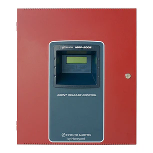 Fire-Lite MRP-2002E, Panel Convencional de Liberación, 6 Zonas, 240 VAC, 7 A, LCD 80 Caracteres