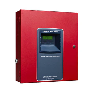 Fire-Lite MRP-2002E, Panel Convencional de Liberación, 6 Zonas, 240 VAC, 7 A, LCD 80 Caracteres